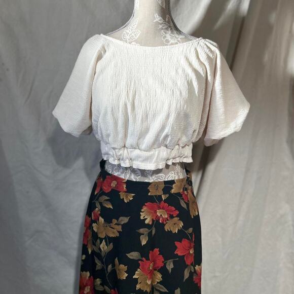 Free people textured crop blouse - Picture 1 of 3